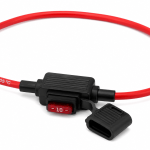 12 Gauge Red Inline Fuse Holder