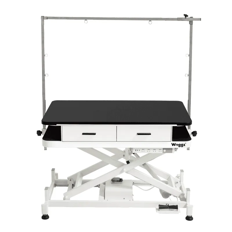 Waggz Store-Low Lite 47” Electric Dog Grooming Table with Drawers - Image 2
