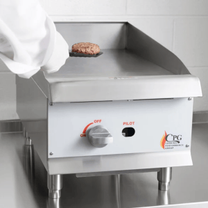 15" Gas Countertop Griddle- 30,000 BTU