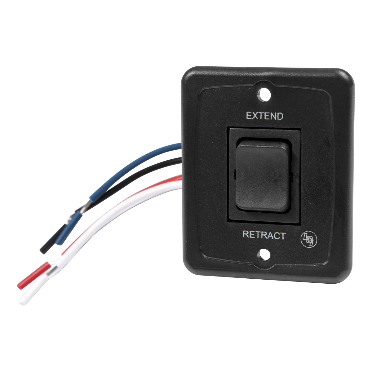 Lippert Solera Power Awning Switch Kit with 16-Gauge Wire Harness – Black