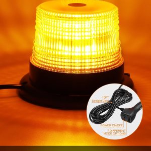 60 LED Amber Beacon Strobe Warning Light