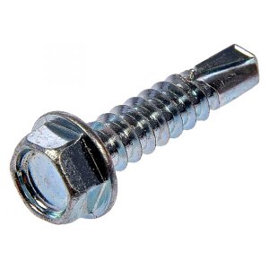 1/4"-14 x 1-1/2" Hex Washer Head Self-Drilling Metal Screws – Zinc