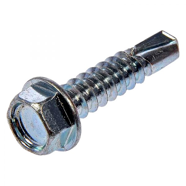 1/4"-14 x 1-1/2" Hex Washer Head Self-Drilling Metal Screws – Zinc