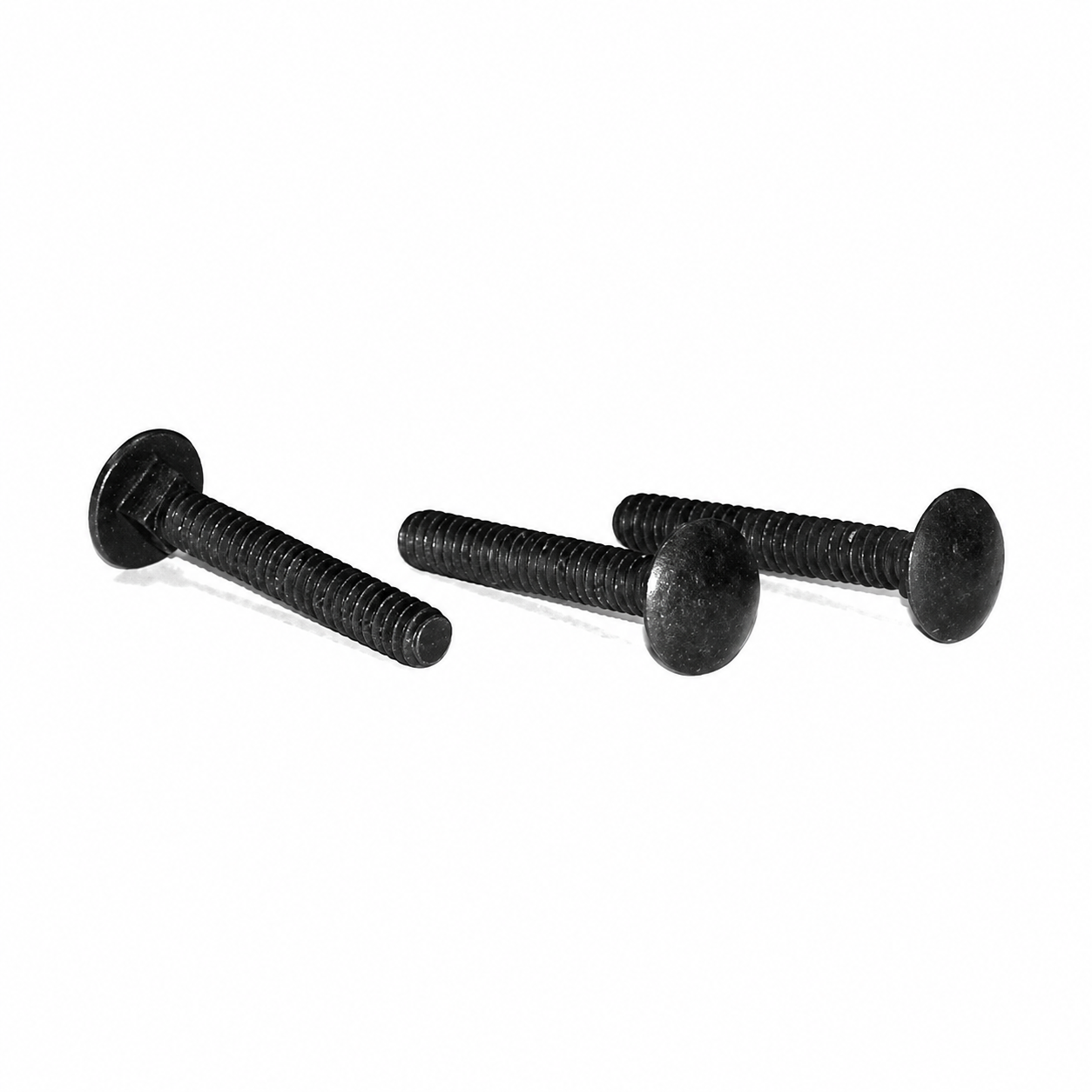 5/16"-18 x 2-1/2" Carriage Bolt – Zinc Black Powder Coat